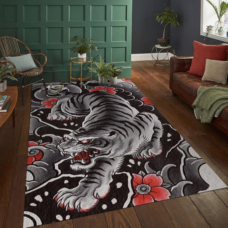 Tapis de salon Japonais Tigre
