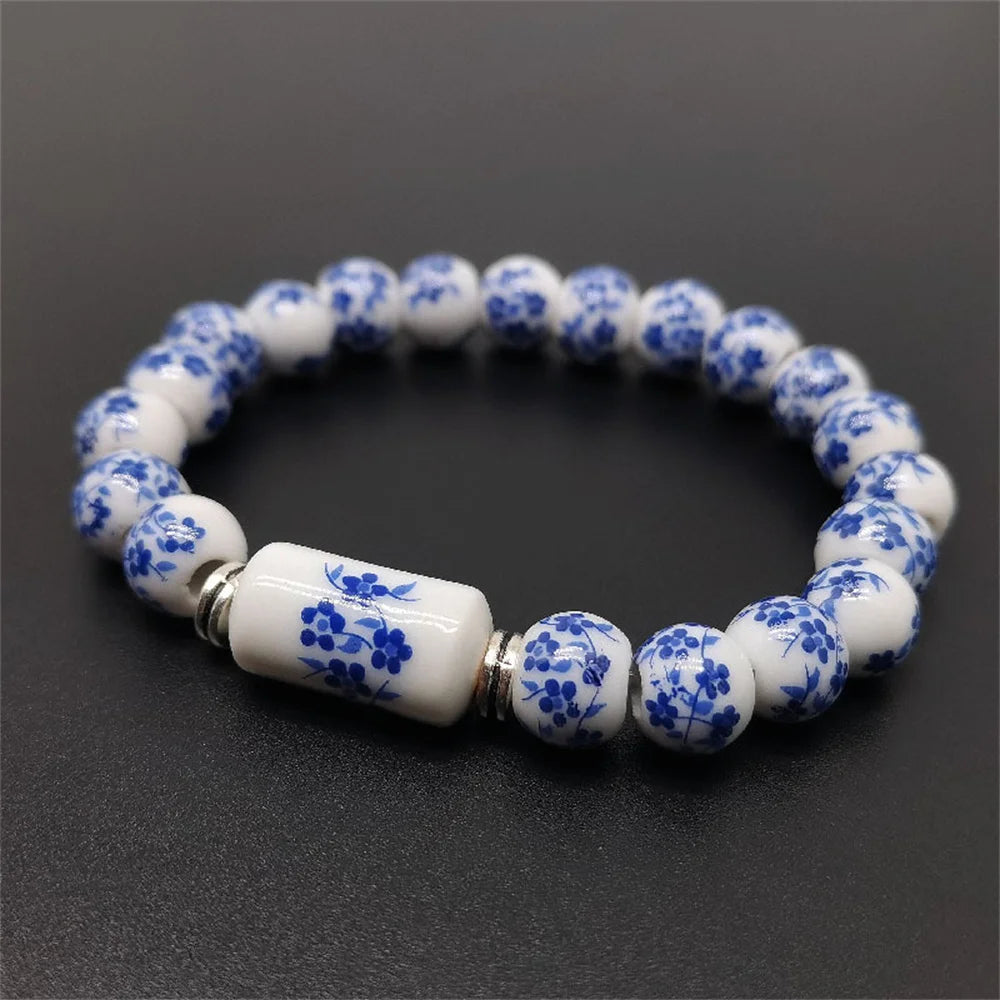 Bracelet Perlé Japonais en porcelaine