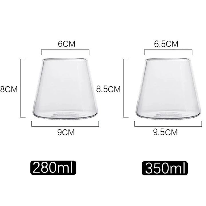 Japanese Glass with Wide Base