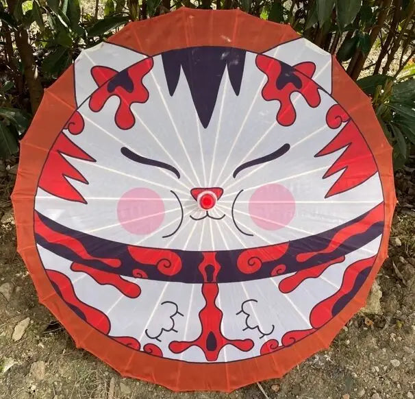 Ombrelle Japonaise Chat