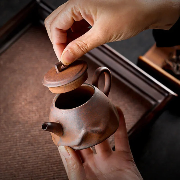 Petite Théière Artisanale Japonaise Pratique