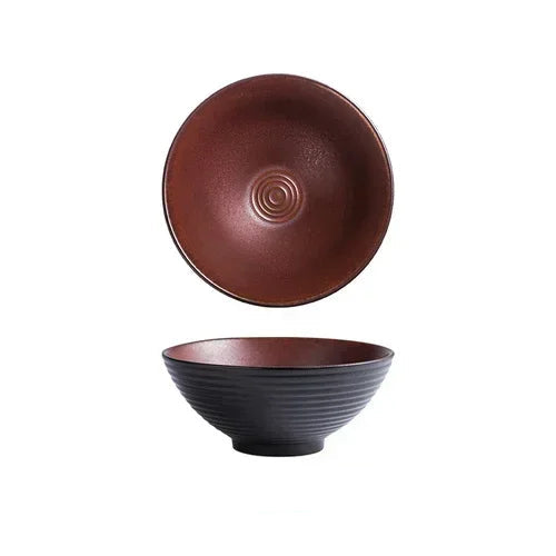 Bol Japonais Repas Rouge