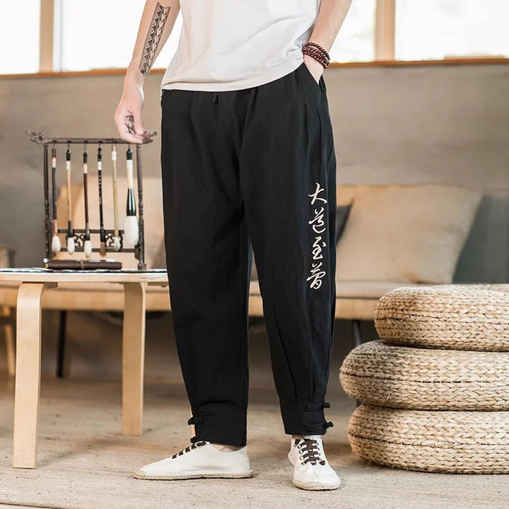 Pantalon Style Japonais Traditionnel