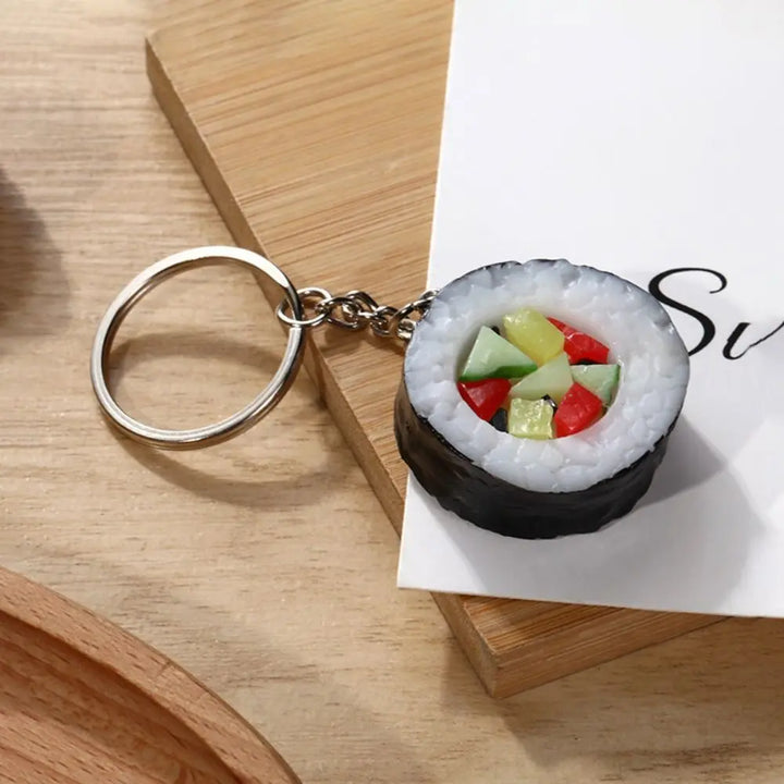 Porte-clés Japonais Sushi Rond