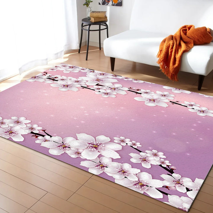 Tapis de salon Japonais Fleur de cerisier