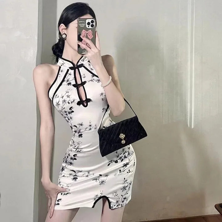 Robe Japonaise Blanche Sexy Légère