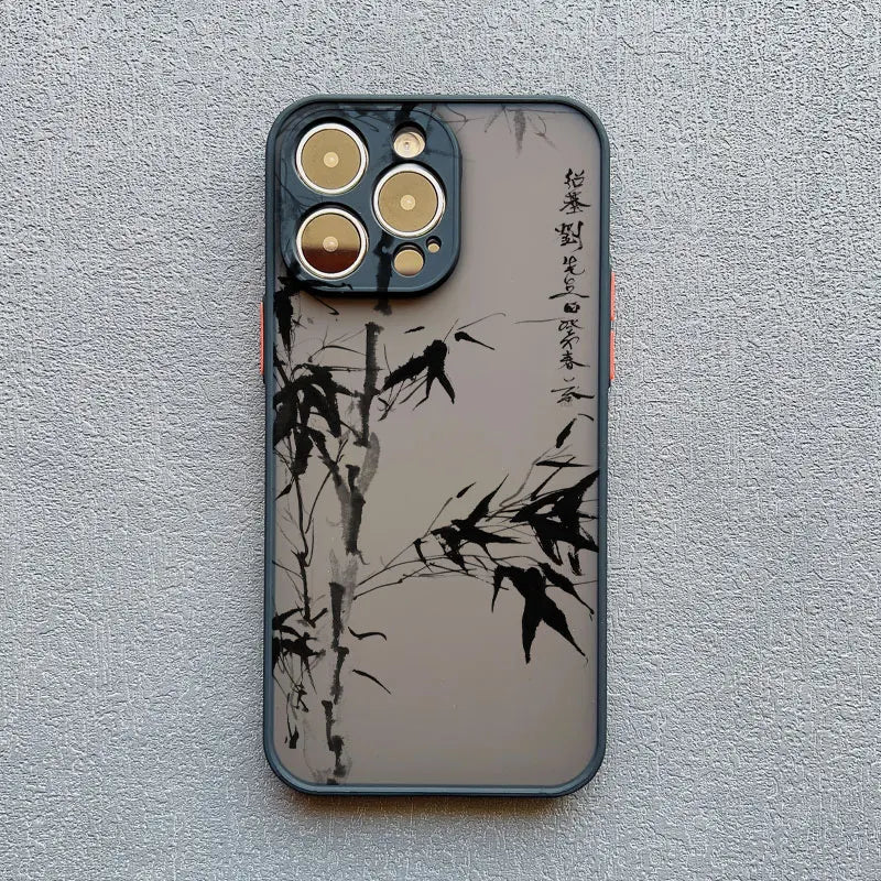 Coque de téléphone japonaise Bambou