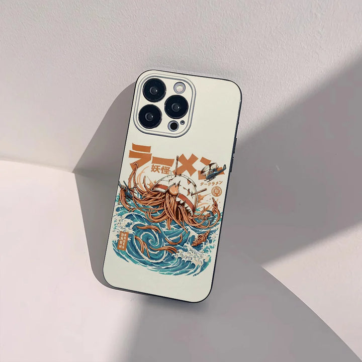 Coque de téléphone japonaise artistique