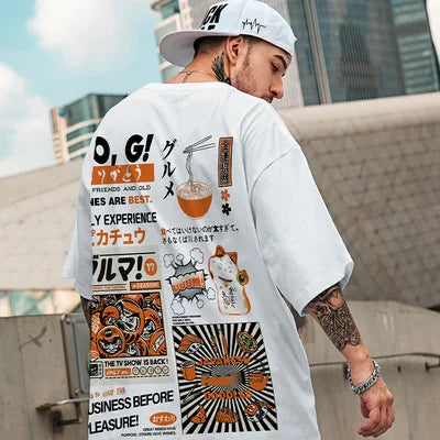 T-shirt Oversize Japonais