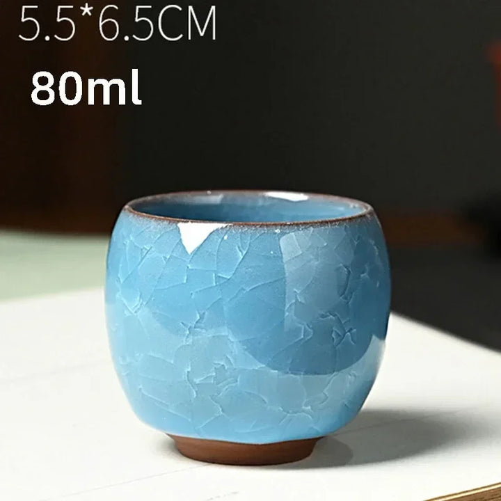 Tasse japonaise effet craquelé