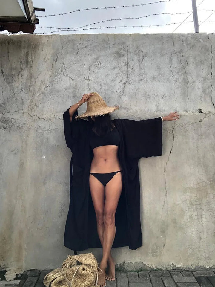 Kimono de plage en coton
