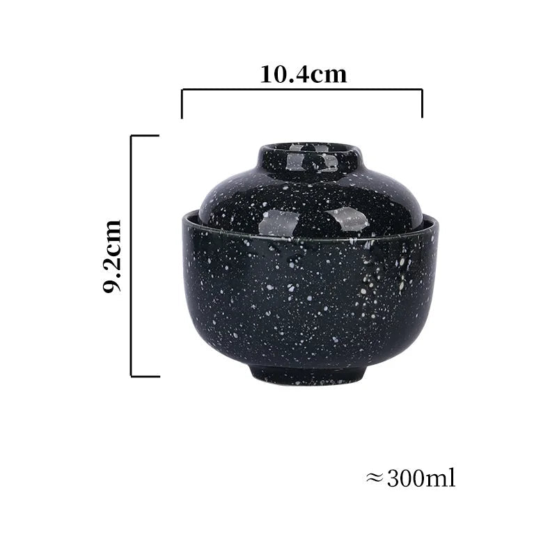 Bol Soupe Japonais Noir