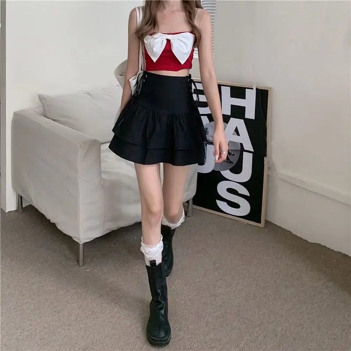 Jupe Japonaise Noire Kawai