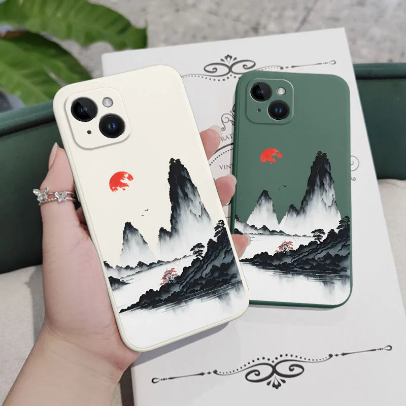 Coque de téléphone japonaise nature