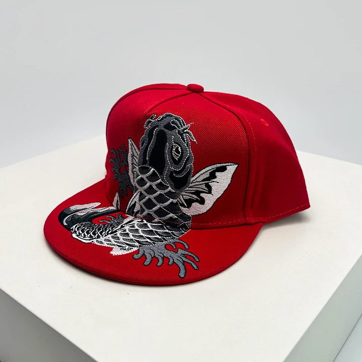 Casquette Japonaise Urbaine Rouge