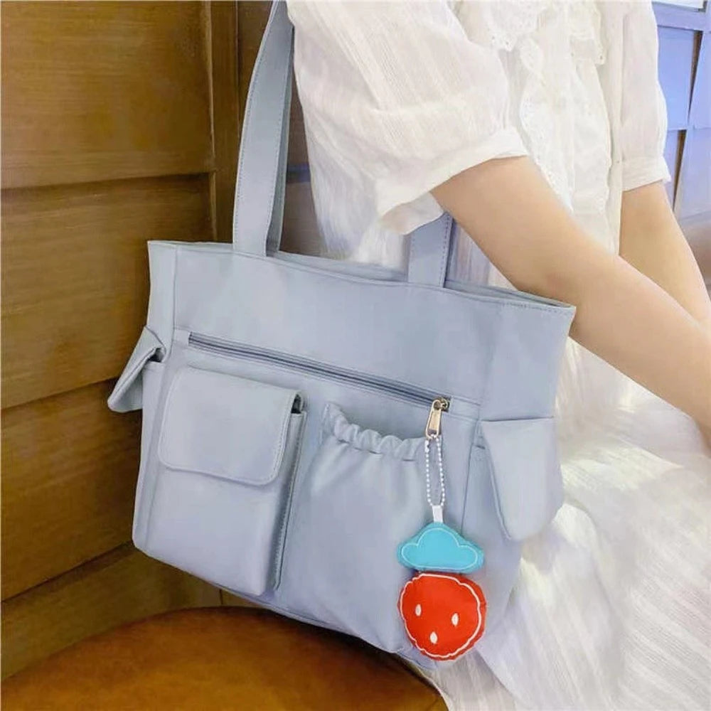 Sac à Main Japonais bleu