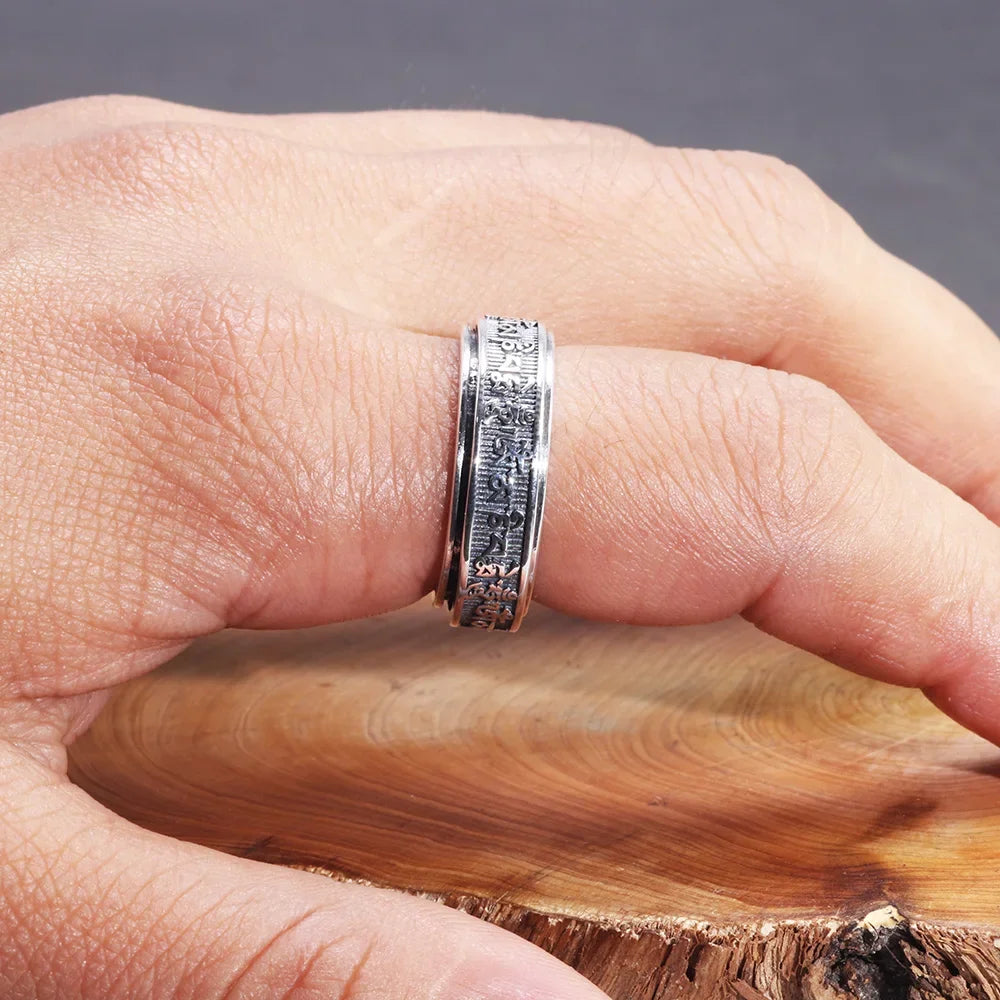 Bague japonaise argent homme
