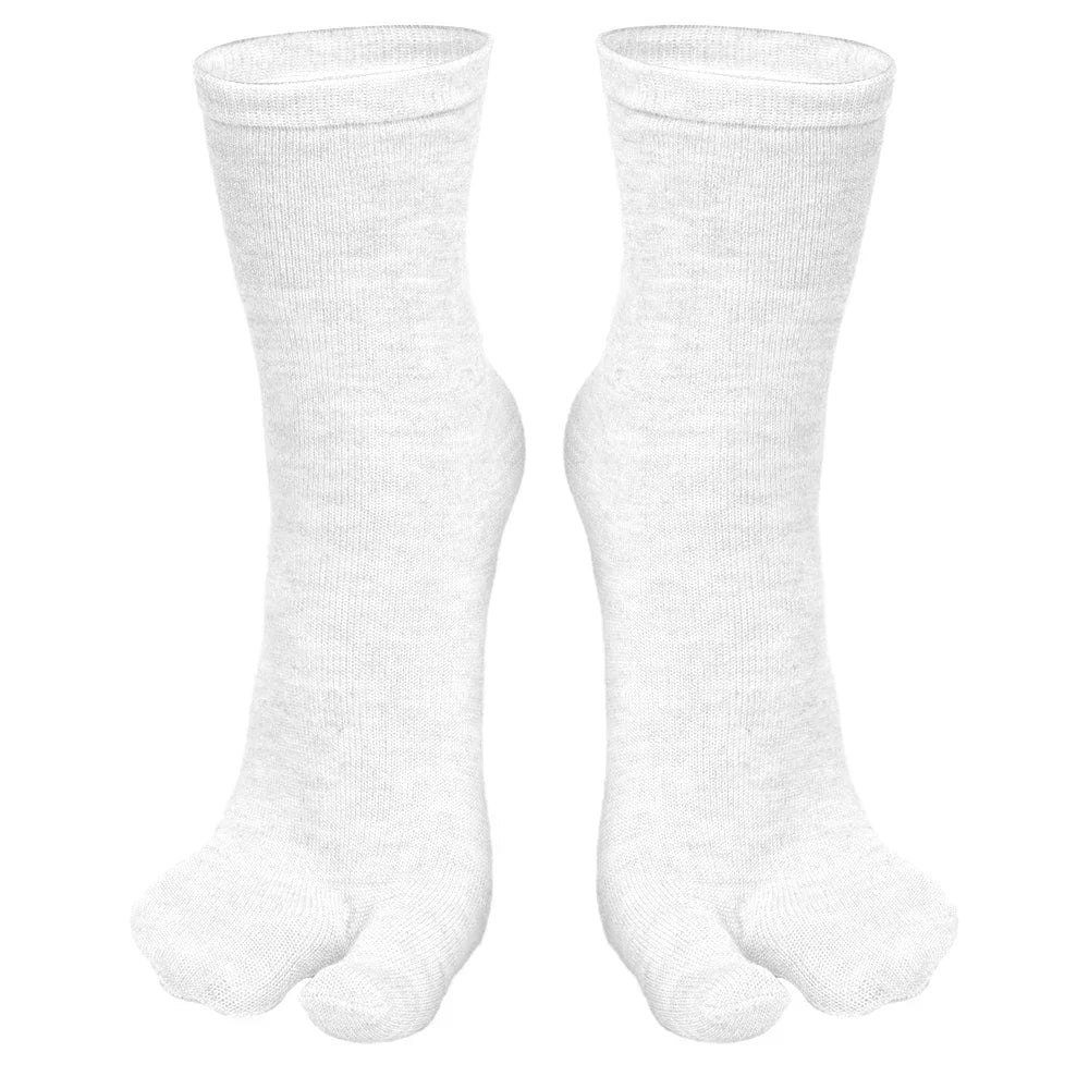 Chaussettes Japonaises Tabi Uni Blanche confortable