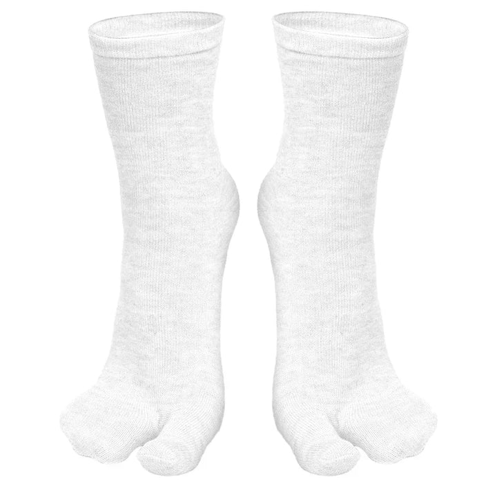 Chaussettes Japonaises Tabi Uni Blanche confortable