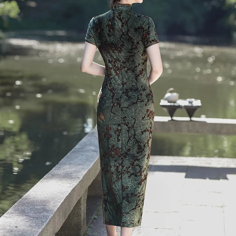 Robe Japonaise En Velours Confortable