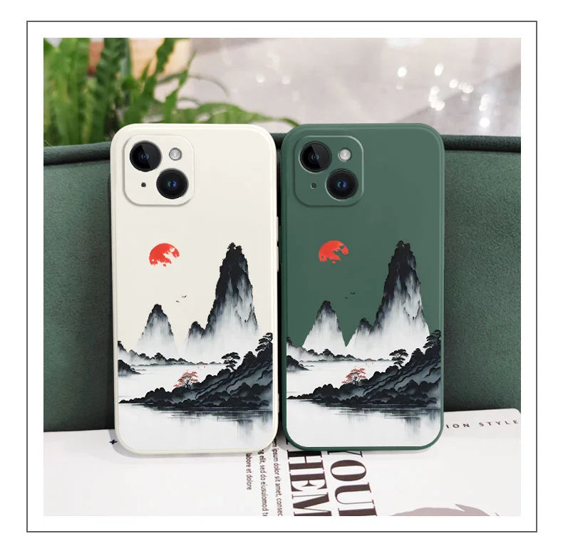 Coque de téléphone japonaise nature
