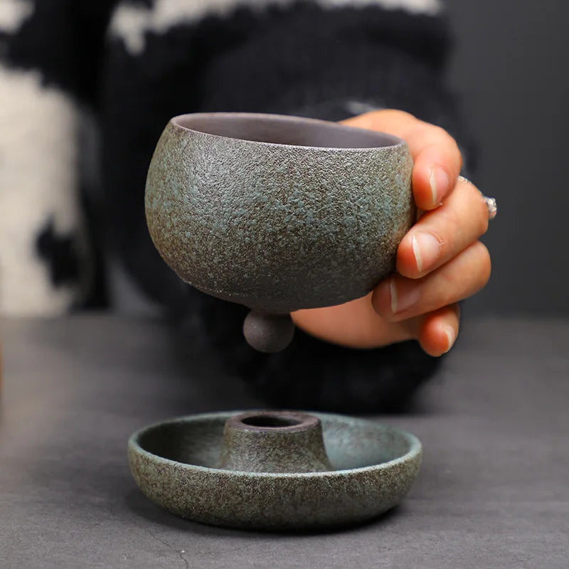 Tasse japonaise à soucoupe