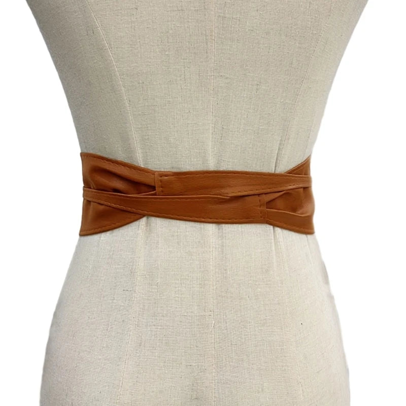 Ceinture obi cuir