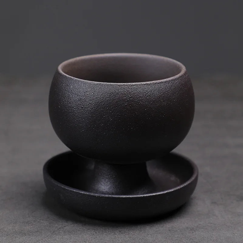 Tasse japonaise à soucoupe
