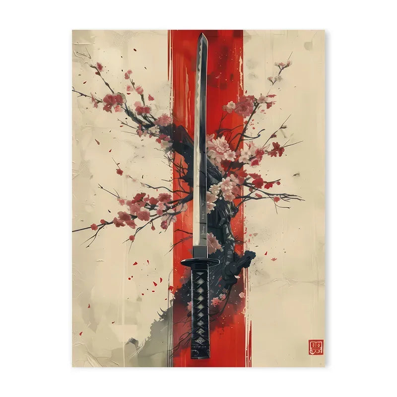 Affiche Japonaise Sabre