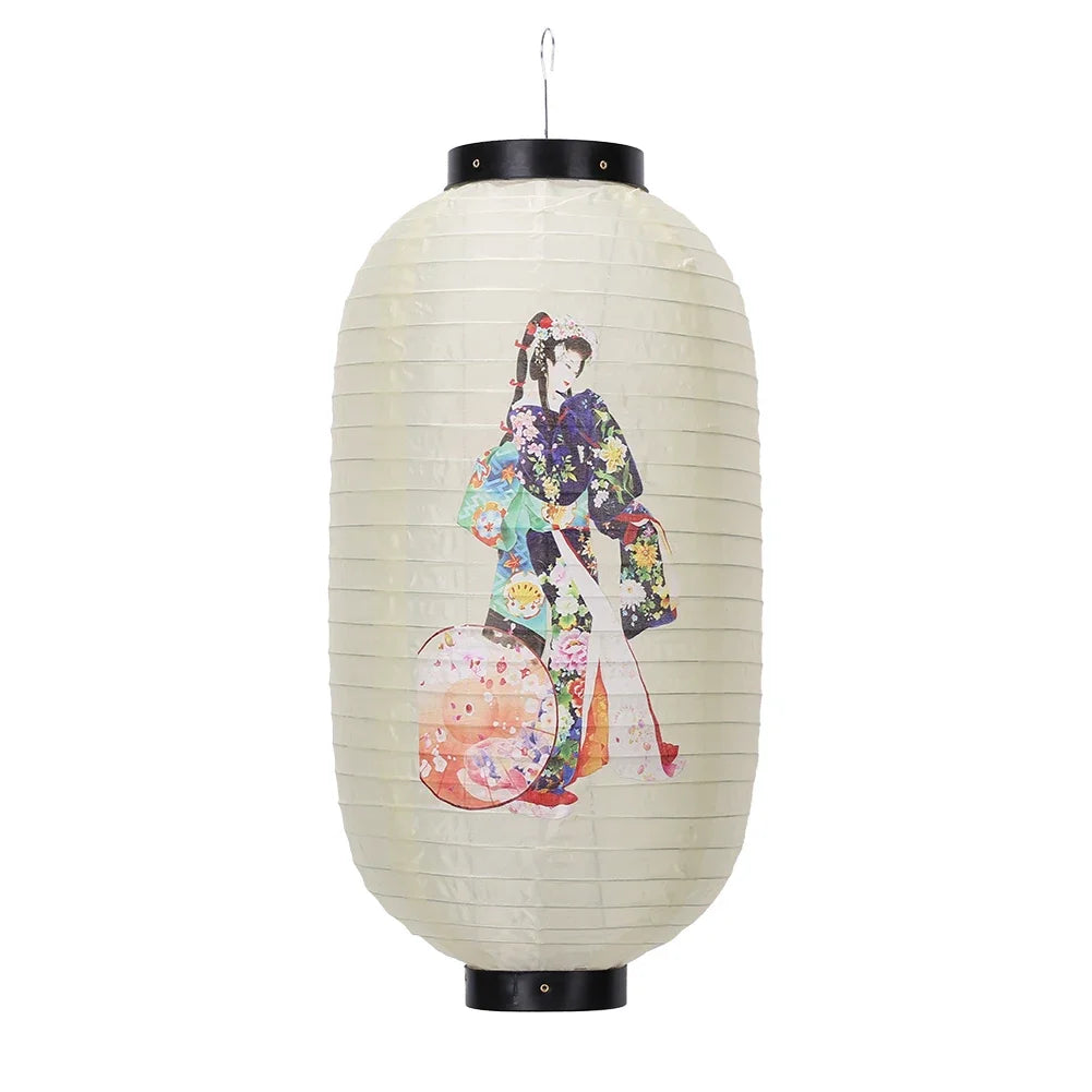 Lanterne japonaise blanche déco