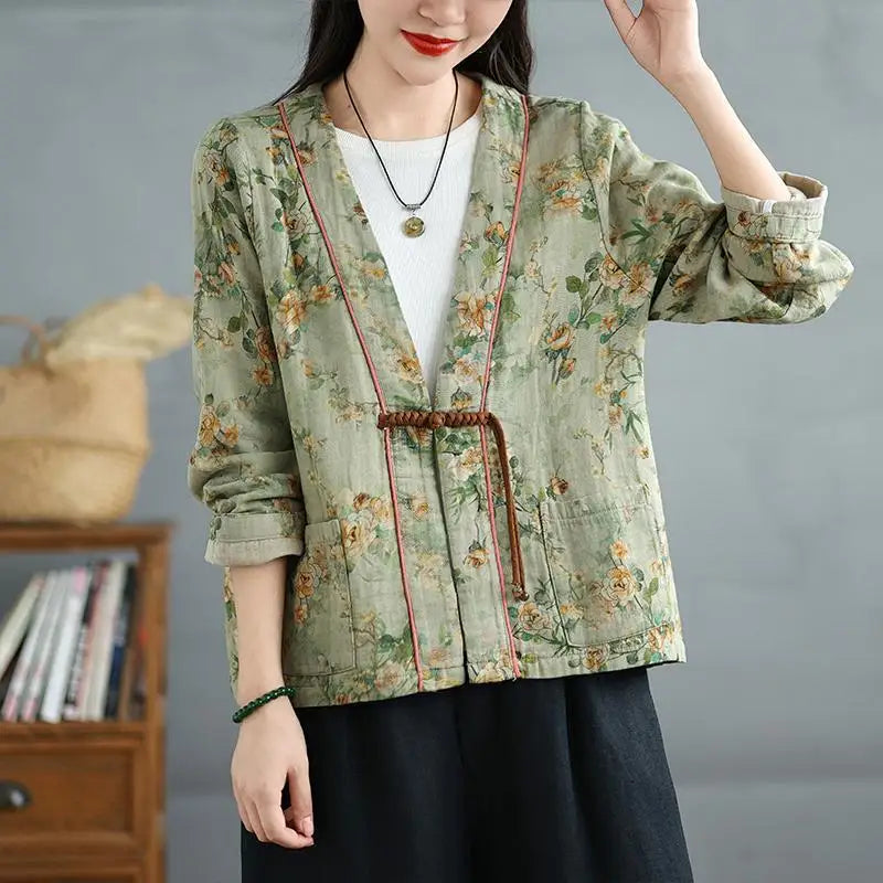 Veste Kimono Femme Rétro de qualité
