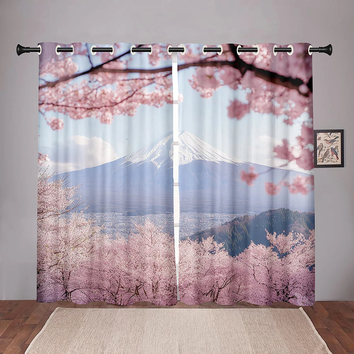 Rideau Japonais Romantique arbres