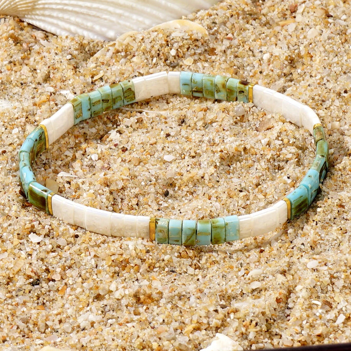 Bracelet Miyuki Tila en Perles de Verre