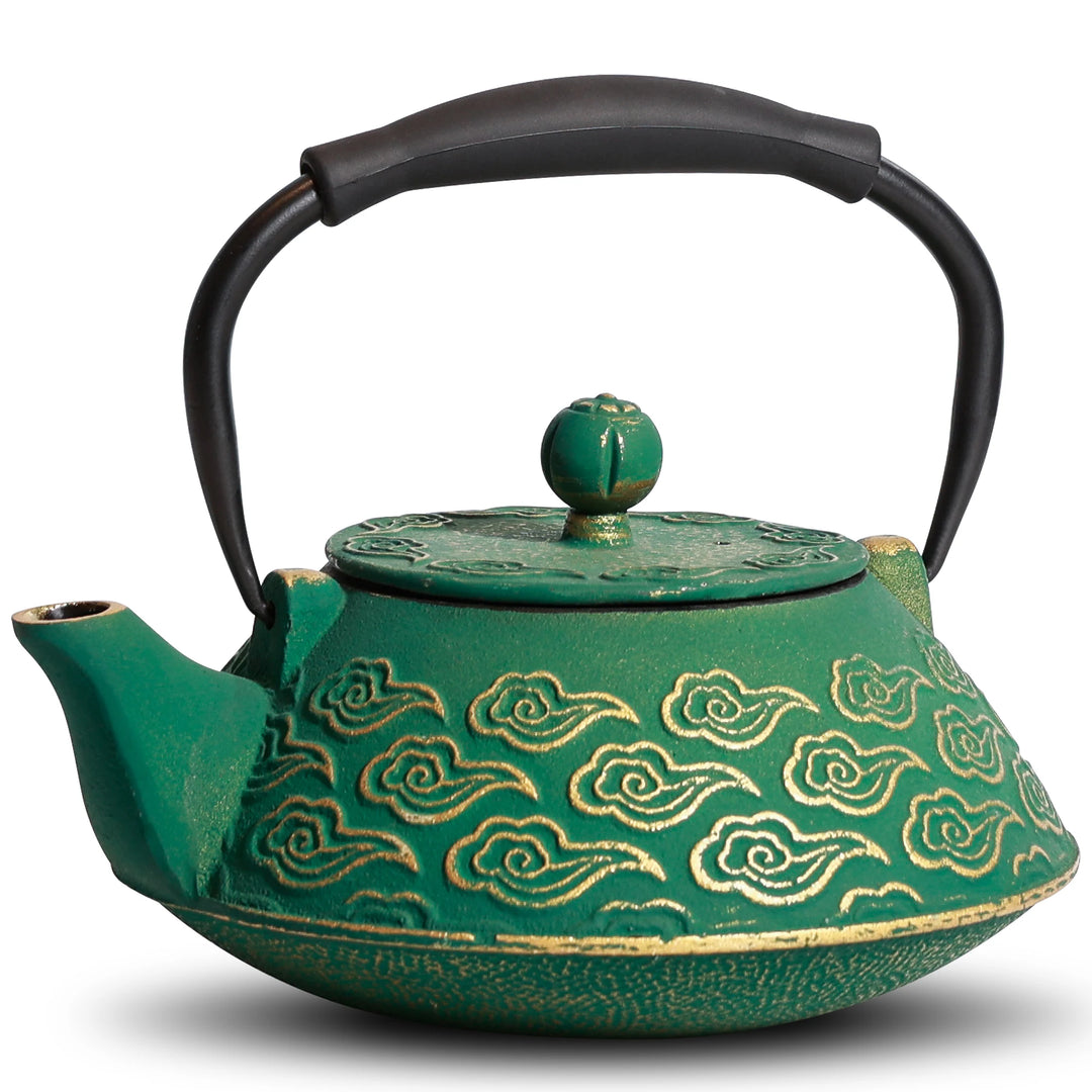 Théière artisanale japonaise vert clair