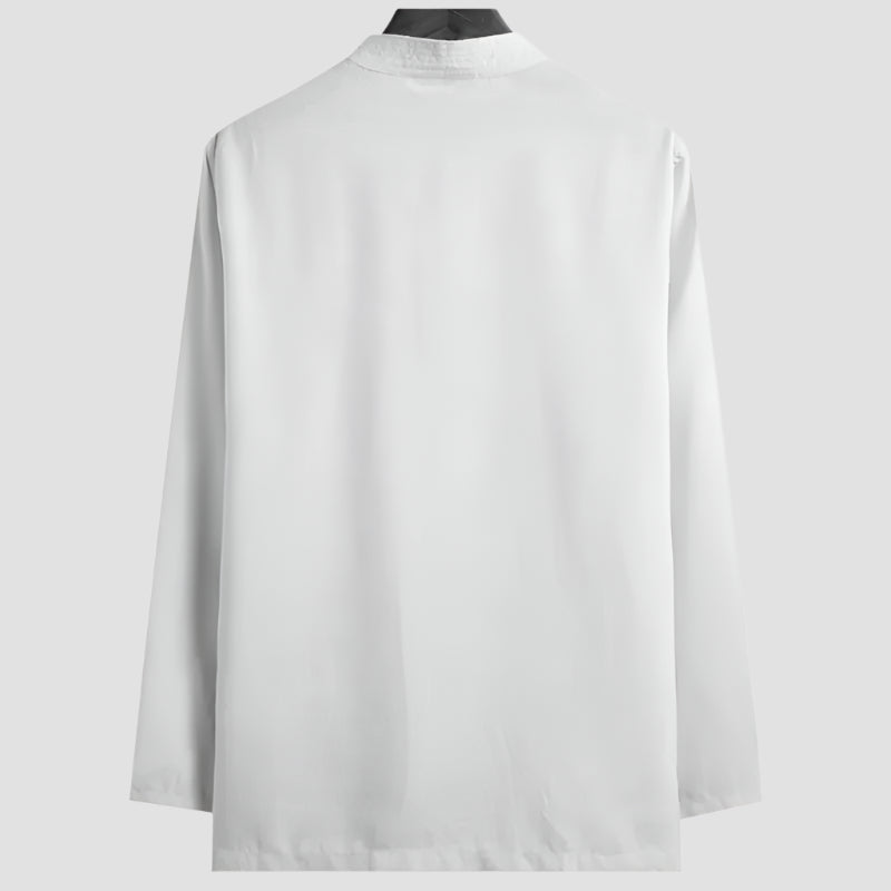 Chemise Japonaise Blanche Classique Élégantes