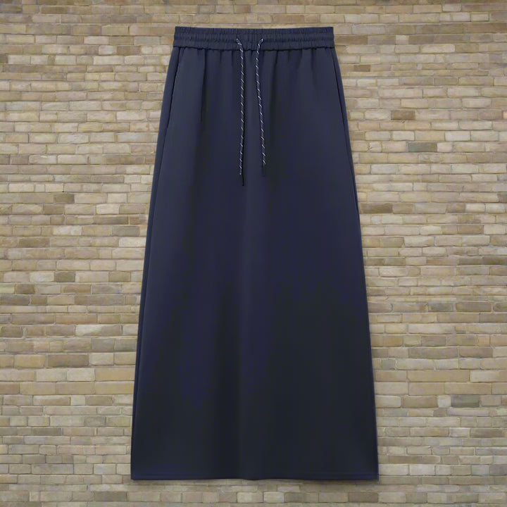Jupe Longue Japonaise Décontractée Bleu