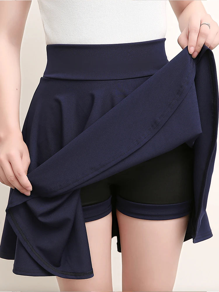 Jupe Japonaise Patineuse Bleu foncé