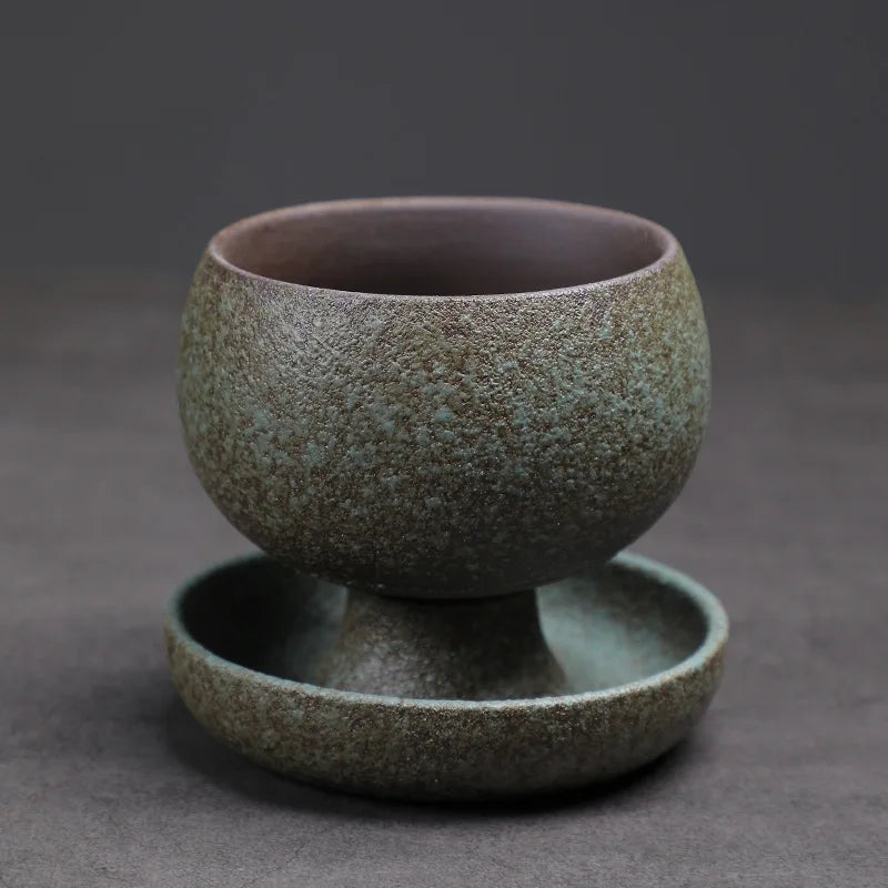 Tasse japonaise à soucoupe