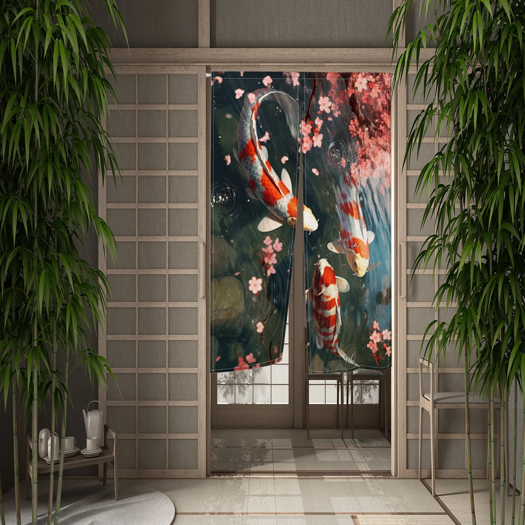 Rideau Japonais Koi de qualité