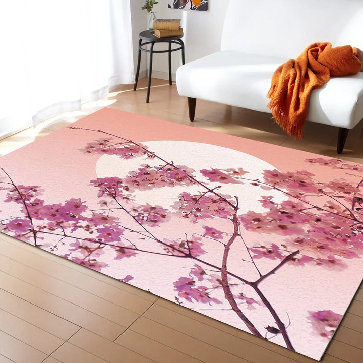 Tapis de salon Japonais Fleur de cerisier
