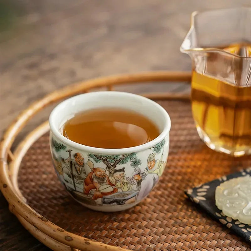Tasse japonaise porcelaine traditionnelle