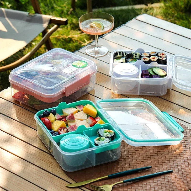 Boite Bento Rectangulaire À Poignée