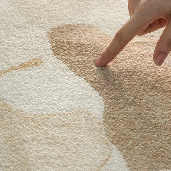 Tapis Japonais beige marbre