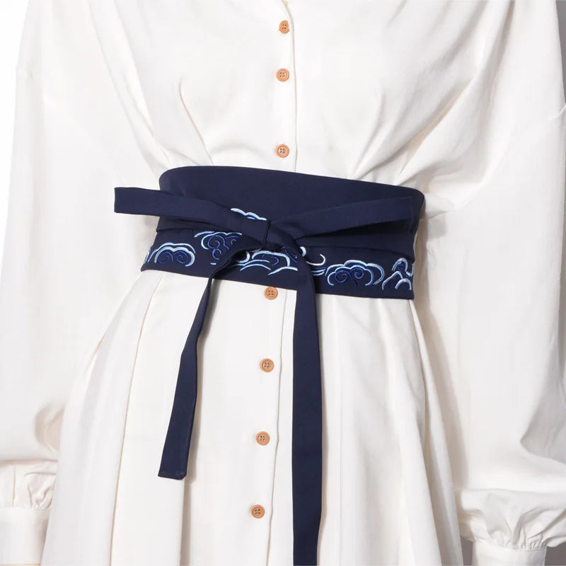 Ceinture japonaise nuages