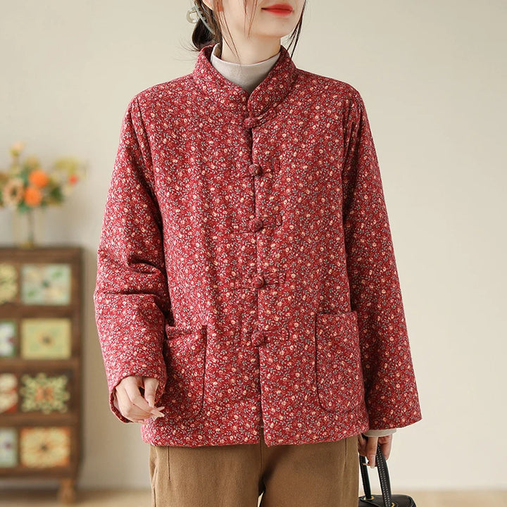 Veste Kimono à Fleurs pour Femme avant