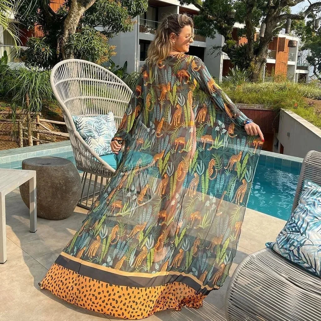Kimono de Plage Transparent