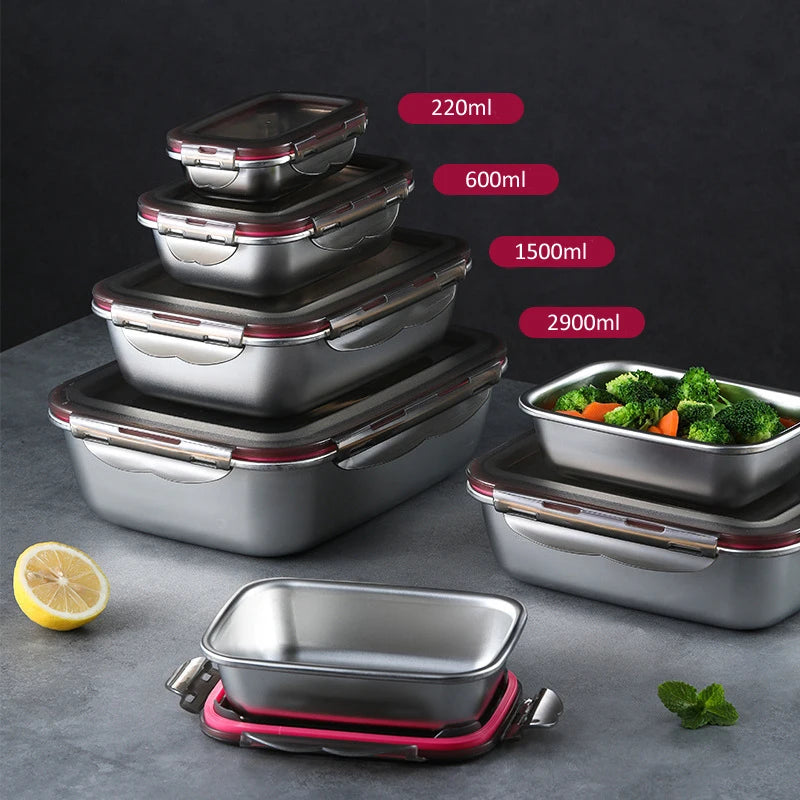 Boîte Bento en Inox Étanche