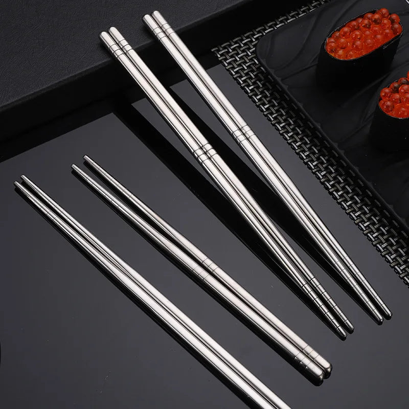 銀製chopsticks 3セット Japanese stainless steel chopsticks｜Tenko
