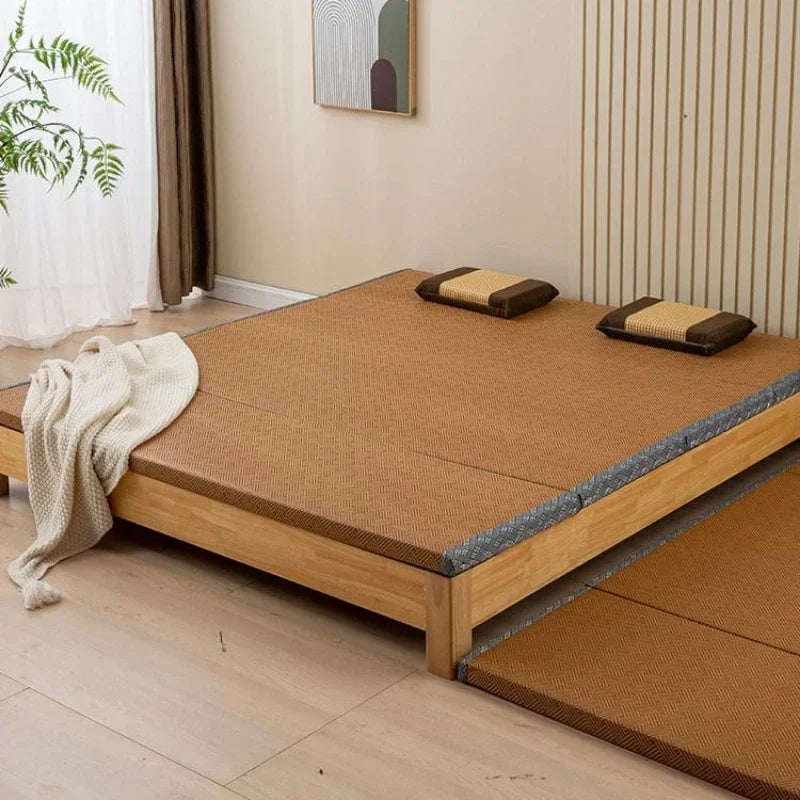 Tatami en Rotin Portable sur Lit