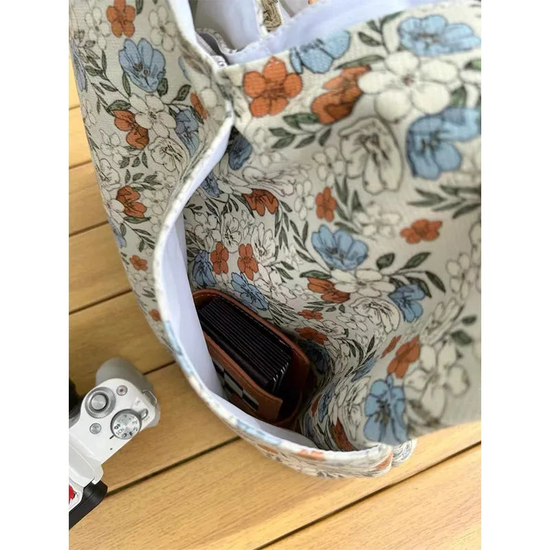Sac Japonais Fleuri Grande Capacité Original